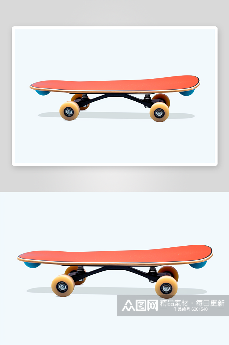 AI插图数字艺术滑板车素材图片素材