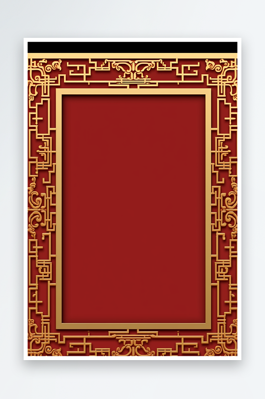 AI插圖數(shù)字藝術(shù)復(fù)古金屬邊框素材圖片