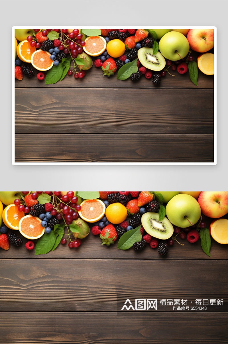 数字艺术AI图水果背景素材图片素材
