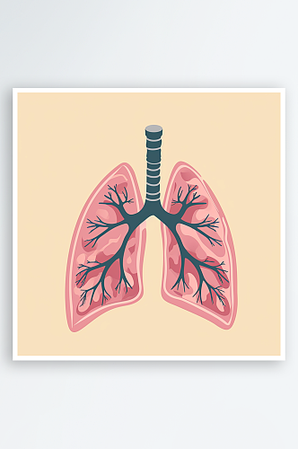 人体肺部素材图AI图数字艺术