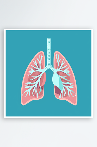 人体肺部素材图AI图数字艺术