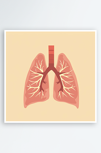 人体肺部素材图AI图数字艺术