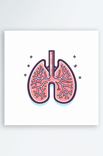 人体肺部素材图AI图数字艺术