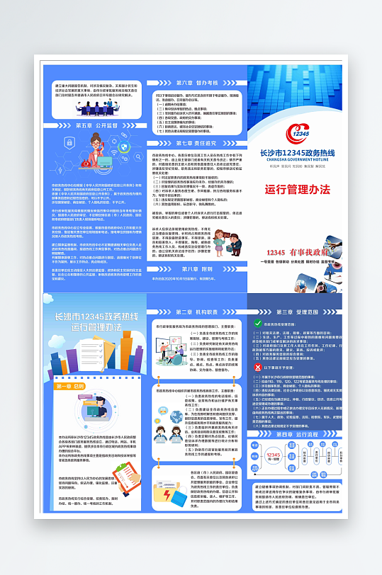 12345热线运营管理办法折页