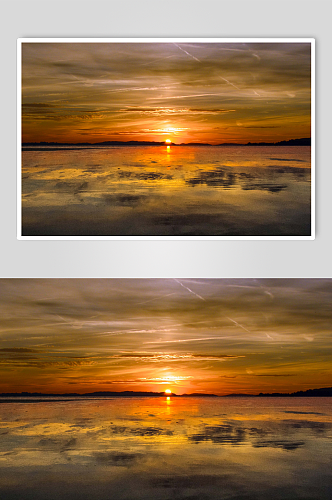 日出日落摄影背景图片