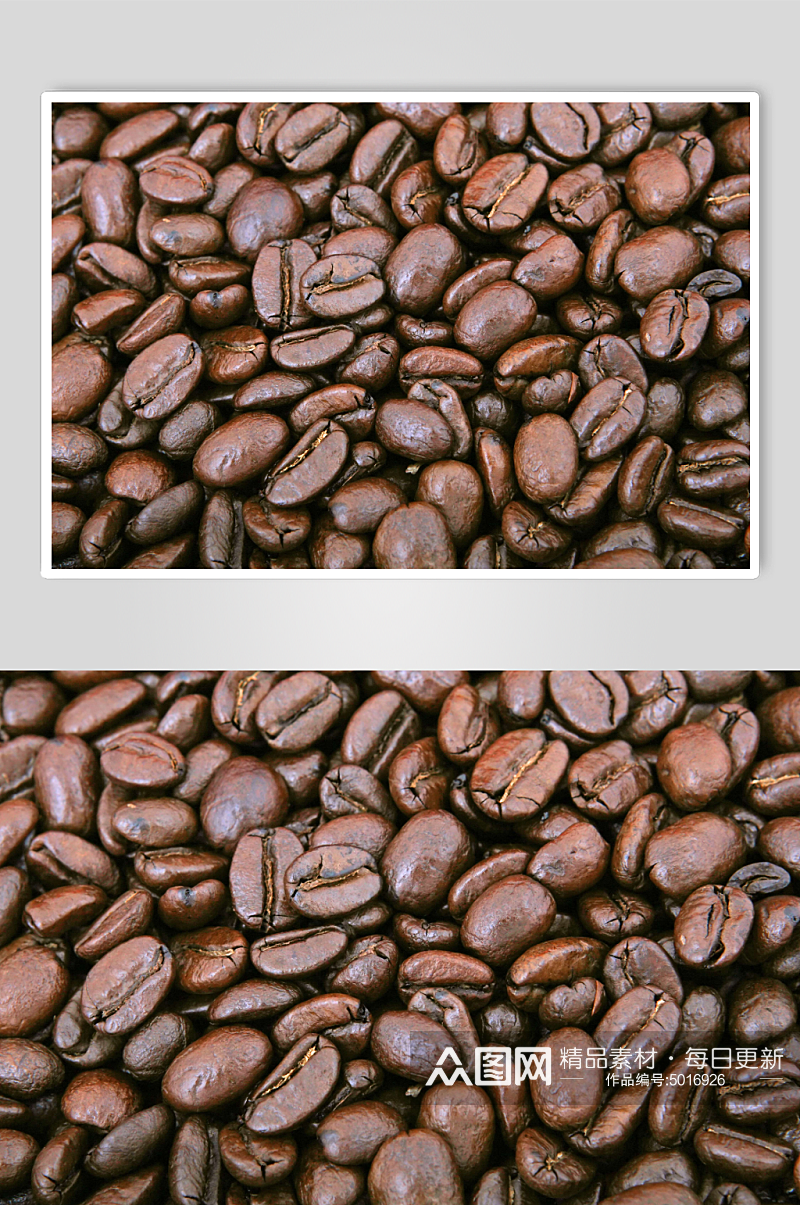 高清咖啡豆背景图片素材
