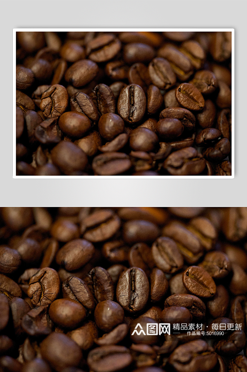 咖啡豆摄影背景图片素材