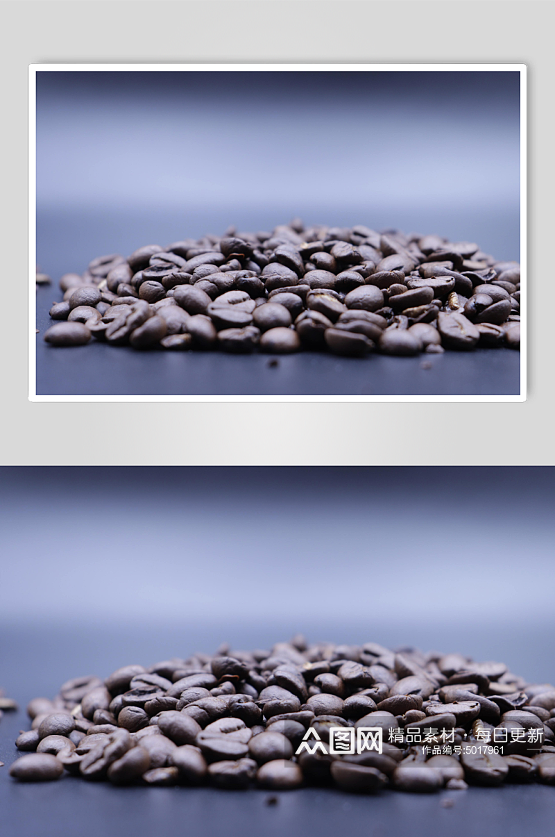 创意简约咖啡豆摄影背景素材