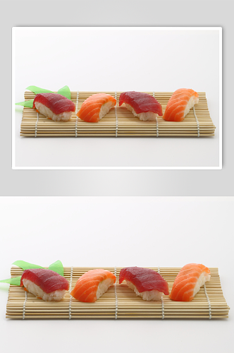创意三文鱼寿司摄影