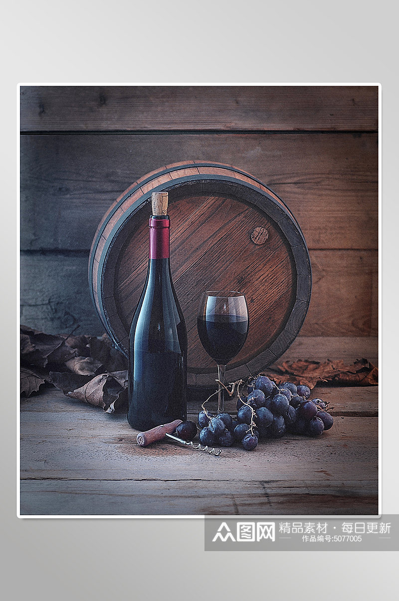 口感醇厚葡萄红酒摄影图片素材