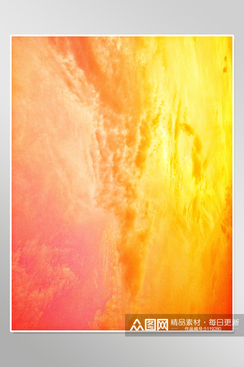 红黄色夕阳背景图片素材