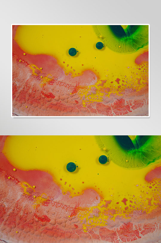 水墨细胞彩色背景图片