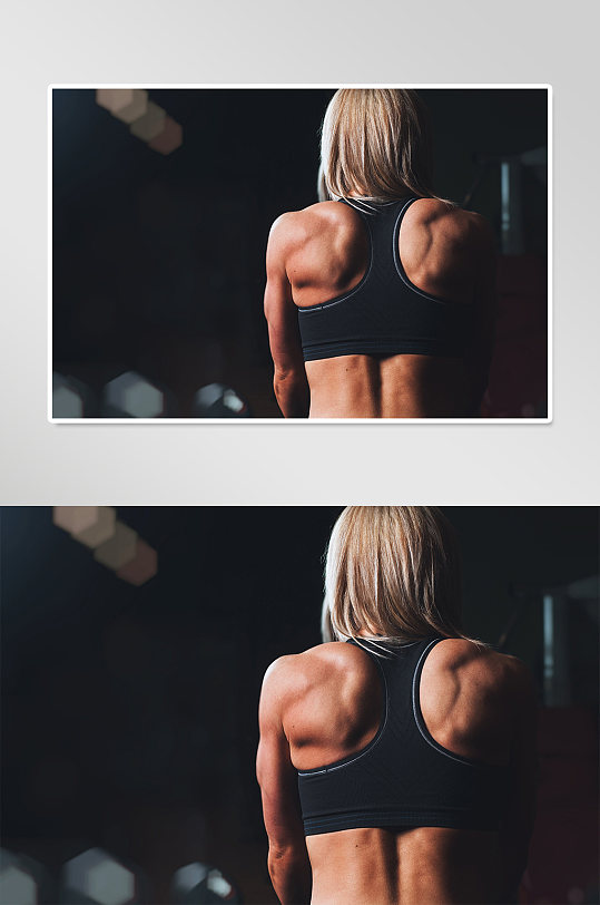 健身女性背景图片