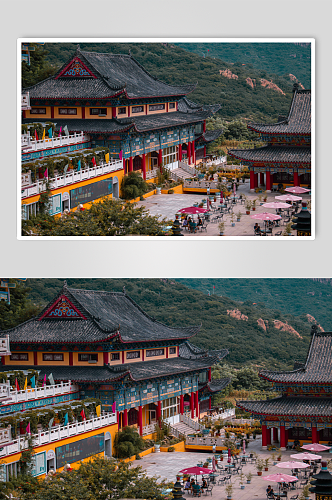 创意中国古代建筑高清摄影图片