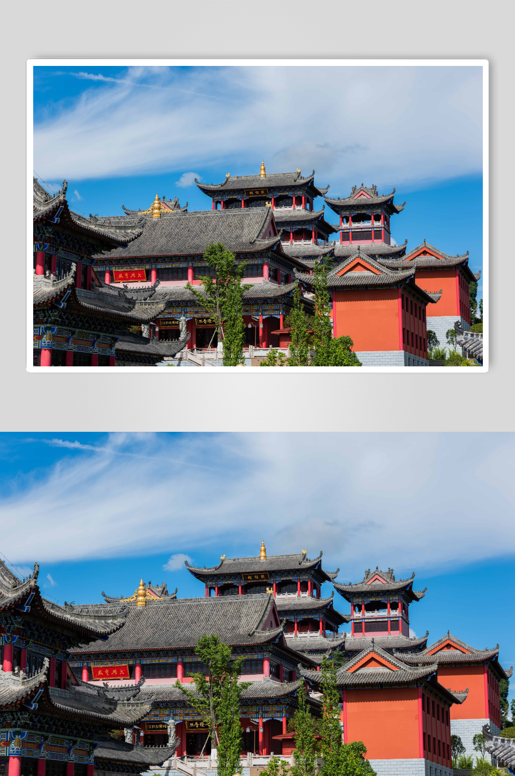 创意中国古代建筑高清摄影图片素材
