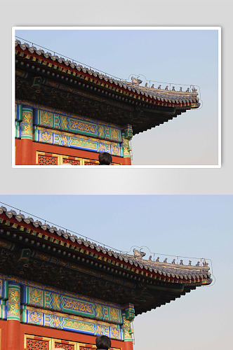 创意中国古代建筑高清摄影图片