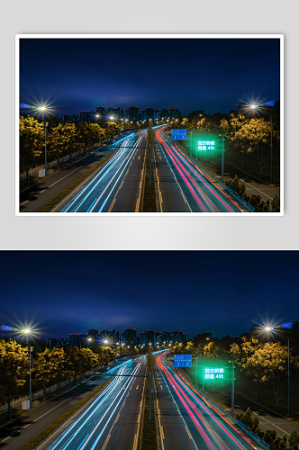 创意城市高速路高清摄影图片