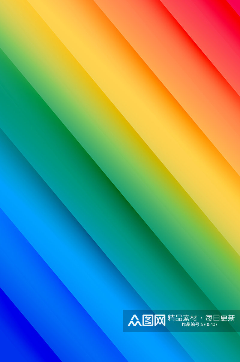 创意简约色彩彩虹背景素材