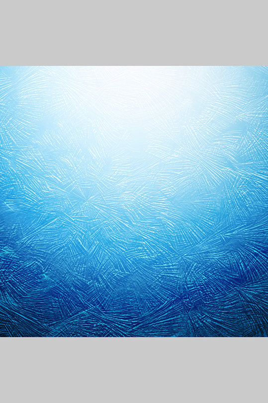 创意简约蓝色冰霜背景
