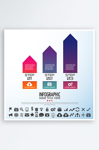 矢量商务信息图表