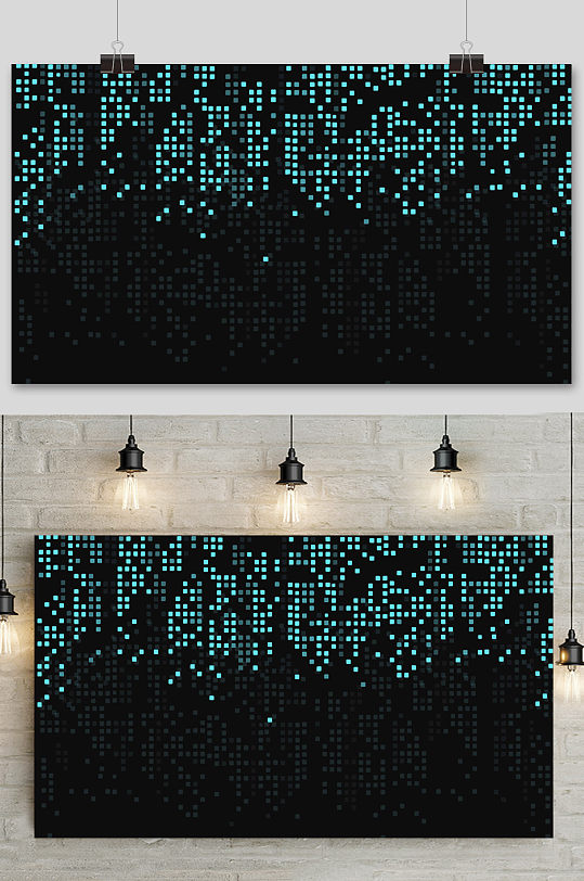 免抠矢量背景底纹展板元素-众图网