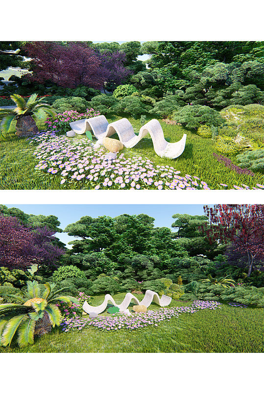 创意异形雕塑小品-众图网