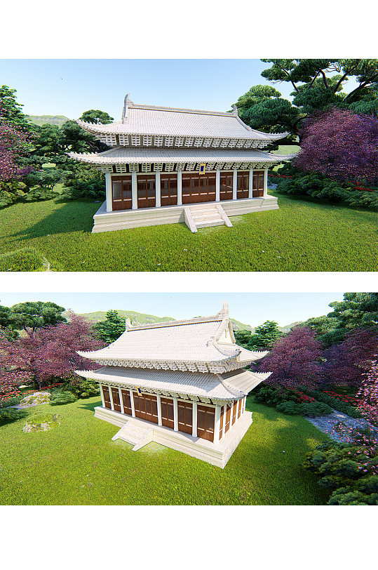 大气中式古建筑文化-众图网