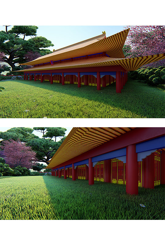 太和殿大气中式古建筑-众图网