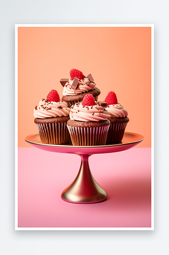 数字艺术烘焙甜品美食纸杯蛋糕图片