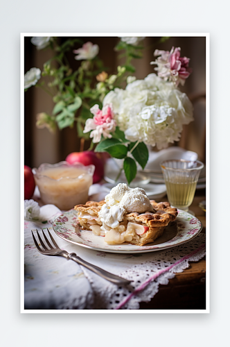 法式甜品烘焙美食苹果派