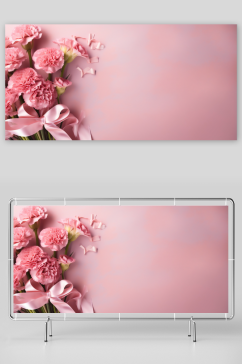 粉色鲜花花朵背景图片