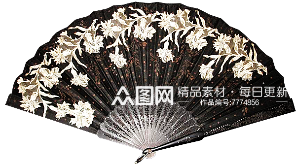 中国风扇子设计元素素材素材