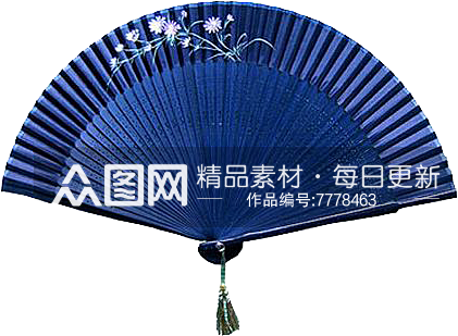 中国风扇子设计素材素材