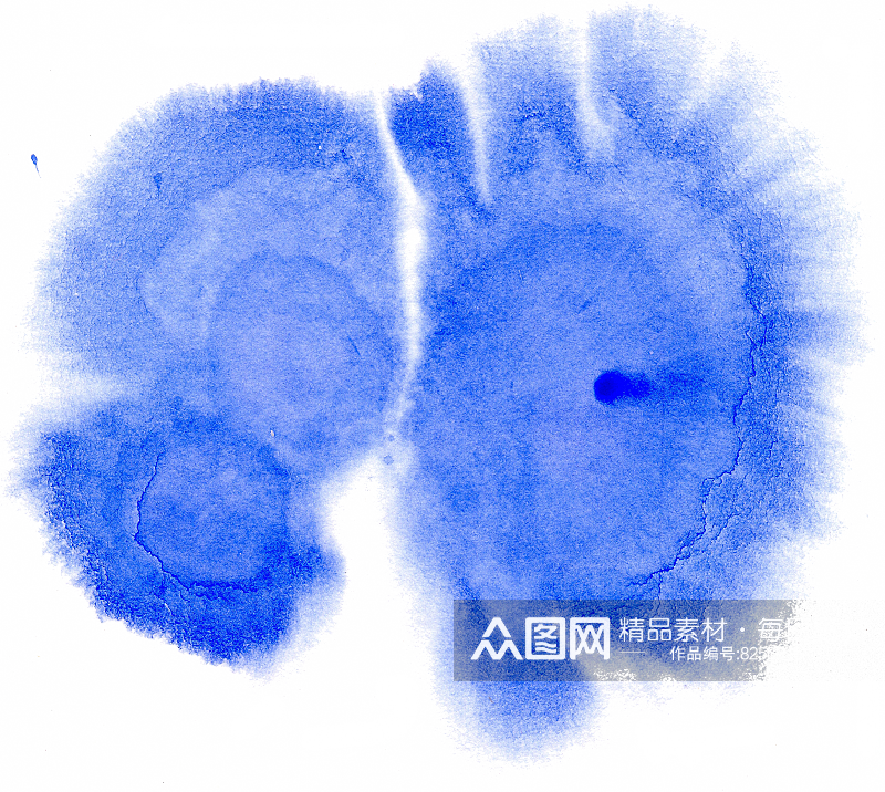 古典水墨元素墨迹图案设计素材素材