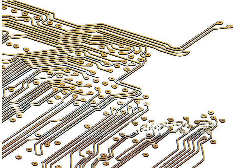 科技电路板线路图科技线条数字芯片图案素材