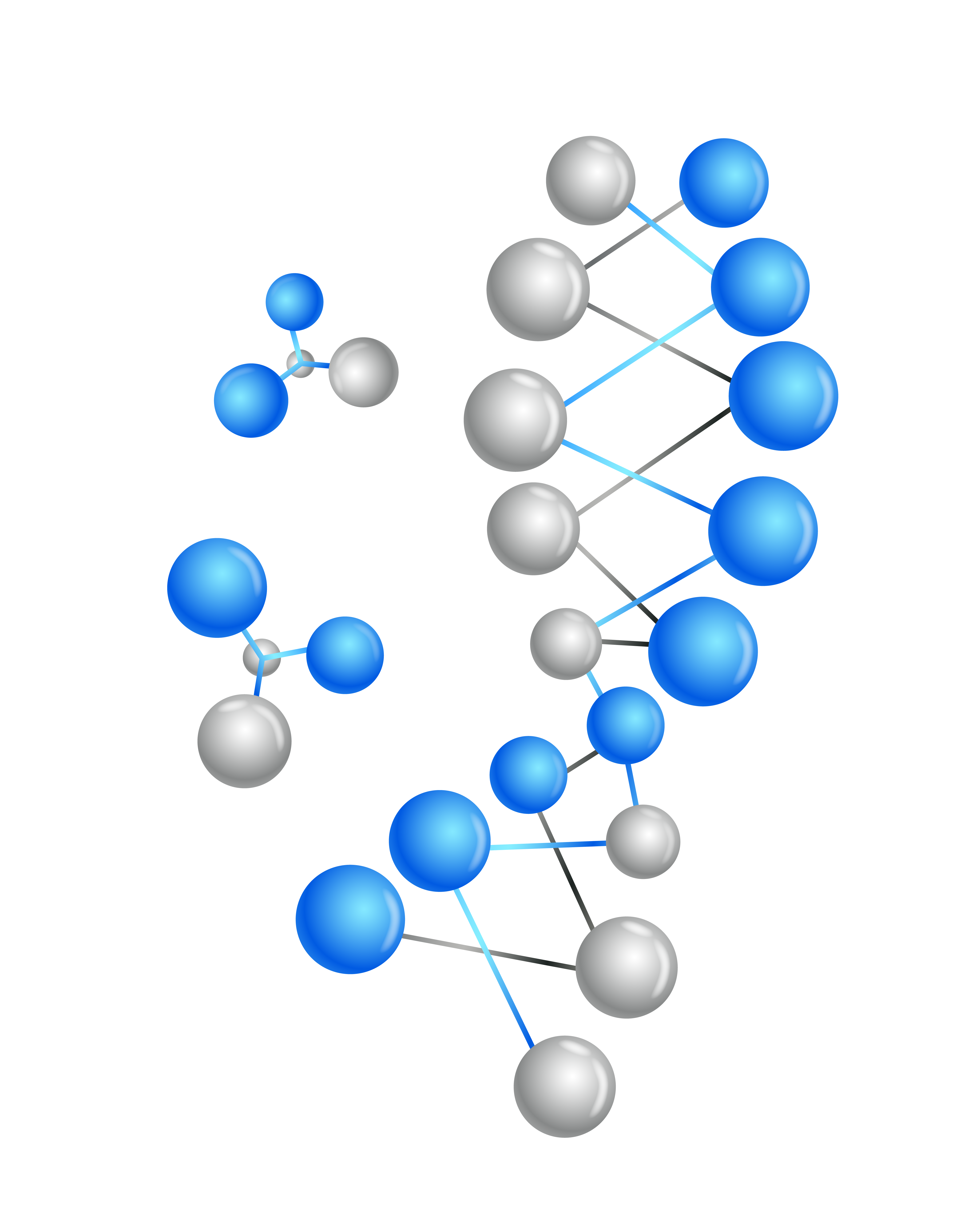 卡通生物基因DNA化妆品医疗化学分子素材