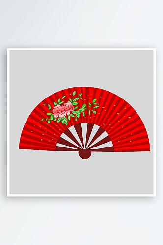 中国风扇子设计素材
