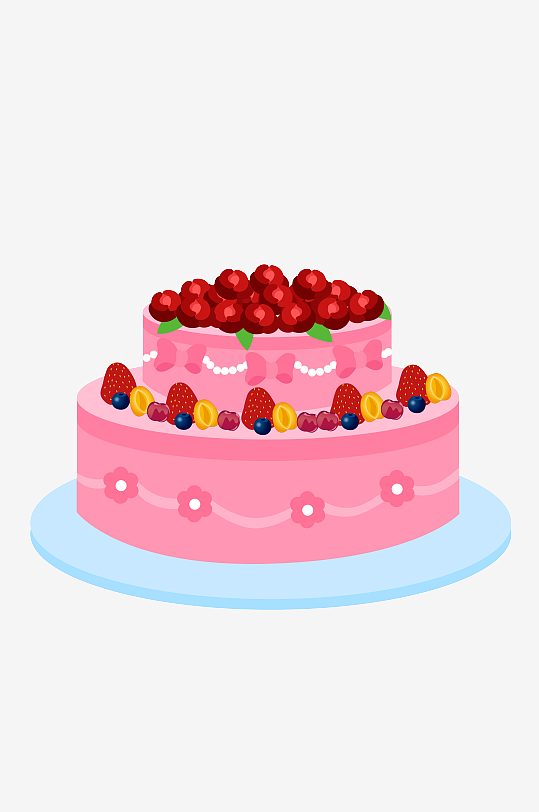 生日蛋糕甜点设计素材元素