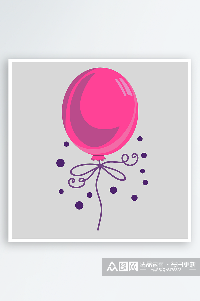 卡通梦幻彩色气球气泡节日生日宴会婚礼素材