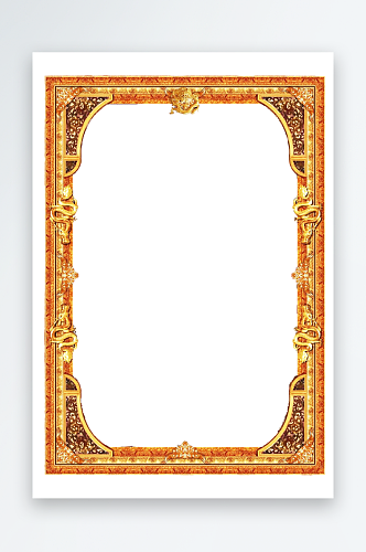 金色欧式花纹边框欧式华丽复古相框画框