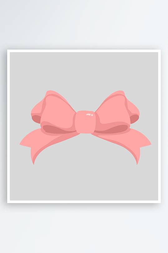 可爱卡通手绘蝴蝶结贴纸贴图PNG免抠元素