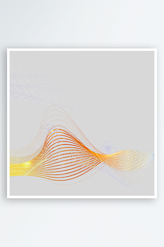 创意抽象渐变彩色扭曲科技感炫酷线条素材
