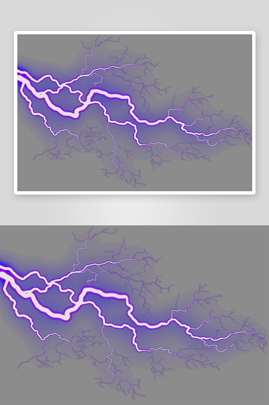 特效闪电雷电雷击电光打雷光线光效素材