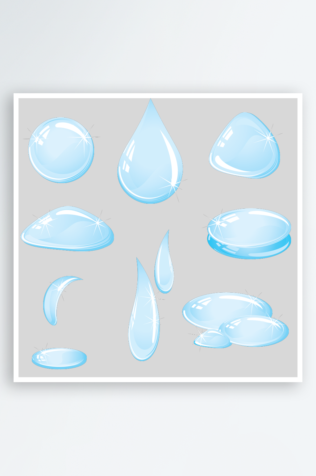 水素材水滴水花水波纹水浪花水花飞溅喷素材素材