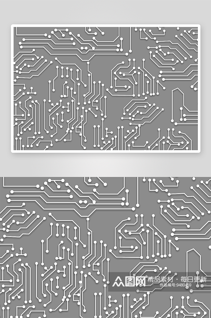 科技电路板线路图科技线条数字芯片图案素材