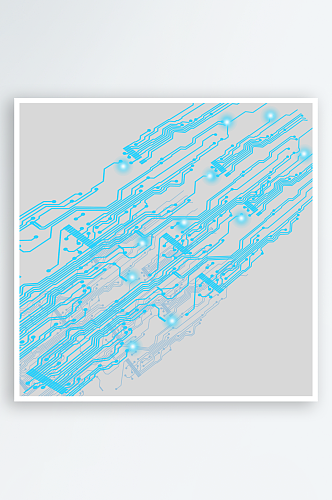 科技电路板线路图科技线条数字芯片图案素材