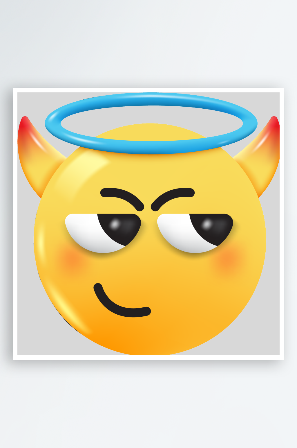 可爱卡通趣味3D立体emoji头像素材