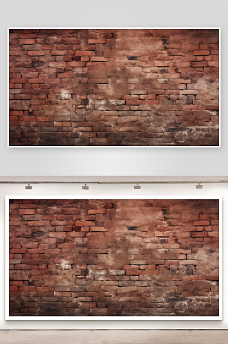老旧破旧复古斑驳红砖墙面砖墙纹理壁纸素材