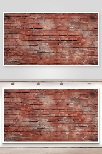 老旧破旧复古斑驳红砖墙面砖墙壁纸高清
