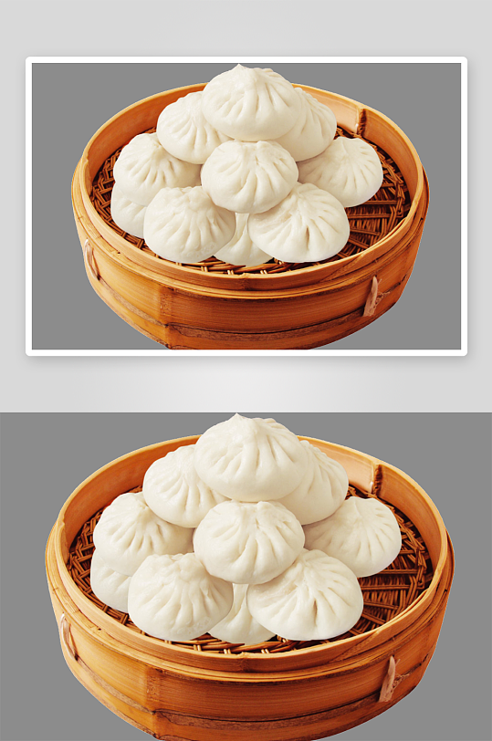 卡通小籠包子煎包營(yíng)養(yǎng)早餐店早餐食材素材
